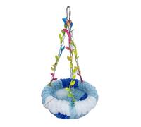 Junterone de Pájaro de Loro Caliente de Cuna Especial Columpio Cama Colgando de Peluche de Dormir de Pájaro D