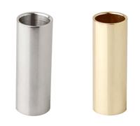 Junterone Diapositivas de metal de acero inoxidable para guitarra, deslizador de dedo para cuerda de guitarra, instrumentos de cuerda, accesorios