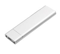 Junterone - Disco duro externo móvil NVME (1 TB 10 Gb/S, disco duro portátil para ordenador portátil, color plateado