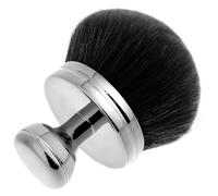 Junterone El Pincel de Maquillaje para Mezcla de Bronce, El Aplicador Autobronceador para la Espalda, permite una aplicación impecable sin dejar rastros. Cepillo plateado