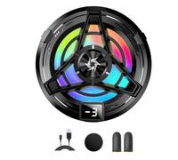 Junterone - Enfriador magnético para teléfono móvil con pantalla digital, refrigerador de ventilador de refrigeración de semiconductor, para refrigerador de tableta/teléfono, D