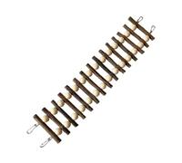 Junterone Escalera para Jaula de PáJaros para Loros, Juguete de Entrenamiento, Perca, Escalera PortáTil para Loros, Juguete con de Metal para Loros PequeñOs y Medianos