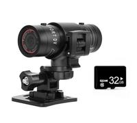 Junterone F9 mini cámara deportiva 1080p 200W equitación al aire libre de motocicleta deporte DV cámara de vídeo impermeable cámara de bicicleta