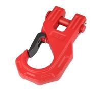 Junterone Gancho de Cabrestante de 3/8 Pulgadas, Gancho de Cabrestante para, Gancho Corredizo en U para Remolque Cabrestante para Cable de Cuerda Sintética ATV UTV(B)