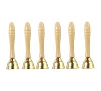 Junterone Golpe de LatóN Kidcraft Playset Instrumento para NiñOs Campana de Llamada para Restaurante Campanas de Mano PequeñAs