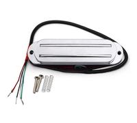 Junterone Humbuckers cromadas de bobina simple para guitarra eléctrica con pastillas de tamaño único