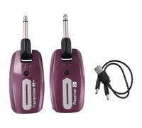 Junterone Inalámbrico de Guitarra Receptor de Transmisor de Guitarra Inalámbrico Recargable USB Inalámbrico de Bajo de Guitarra Eléctrica, C
