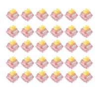 Junterone Interruptor V3 Silenciador Lubricado, Teclado Mecánico, Táctil, Lineal, 5 , Intercambio Caliente, PA66, POM Pre-Lubricado, Árbol Pesca de Miel