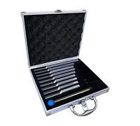 Junterone Juego de Diapasones: 9 Diapasones Son Perfectos para Chakra, Terapia de Sonido, Completo con una Caja de Regalo de Aluminio