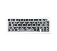 Junterone - Kit de teclado mecánico GMK67, 3 módulos intercambiables a caliente, Bluetooth 2.4G, sin, retroiluminación RGB, estructura de junta, teclado