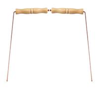 Junterone - Kit de varillas de radiestesia de cobre para herramienta de adivinación - Manijas de madera natural varillas de adivinación