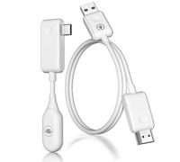 Junterone Kit transceptor Extensor sin compatible 1080P@60Hz 50 metros para cámara TV, dongle de pantalla sin necesidad de fácil uso, acabado de calidad