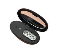 Junterone Limpiador Ultrasónico de Estuches para Lentes de Contacto, Máquina Portátil para Eliminar Proteínas, Contenedor para Limpieza de Lágrimas Eficiente, Color Negro