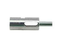 Junterone Mandril de perforación para sujetadores trenzados Calibre 9,para taladro eléctrico de portabrocas sin llave de 3/8 pulgadas, herramienta de portabrocas perforado para cierres trenzados de