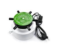 Junterone Máquina de Prueba de Bobinado de Relojes Mecánicos Probador de Bobinado de Relojes Automático con Capacidad para 6 Relojes Instrumento Giratorio Enchufe Europeo