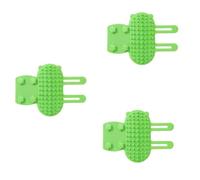 Junterone - Masaje de rascado para gatos, tabla de rascar para gatos, para mascotas, rascado de silicona, correa de pierna de mesa de juguete para gatos, color verde