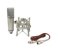 Junterone Micrófono de condensador de micrófono de estudio cardioide profesional para grabación de podcasts Voice Over Streaming Home Studio