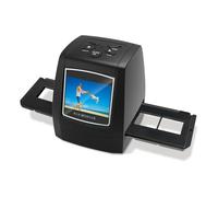 Junterone Mini Escáner Digital de Películas y Diapositivas: Convierte Negativos de Películas de 35 mm y Diapositivas en Imágenes JPEG. Carga Fácilmente el Adaptador de Película.