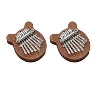 Junterone Mini Kalimba Mini Piano Pulgar 8 Tonos Portátil Principiante Dedo Piano Instrumento A