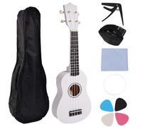 Junterone Mini Ukelele de 21 Pulgadas, de Entrada para Principiantes, Guitarra Pequeña de Cuatro Cuerdas, Instrumento Musical para Niños