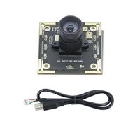 Junterone - Módulo de cámara de 5 MP 2K con micrófono integrado, USB Plug and Play, lente de cámara de enfoque manual y ángulo de visión de 68° para PC.
