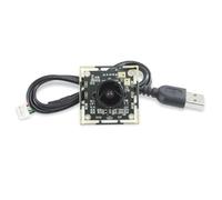 Junterone - Módulo de cámara de vídeo USB 1080P OV2710, lente gran angular de 2 MP, 130 grados, enfoque manual, micrófono integrado Webcam MJPEG / YUY2
