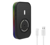 Junterone Movimiento de Ratón Indetectable, Interruptor de Encendido/Apagado, Coctelera de Ratón, Puerto Tipo C, Movimiento Automático del Ratón, sin Software/Sin Conductor