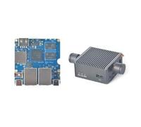 Junterone NanoPi R2S Plus Rockchip RK3328 Mini Router Gigabit de doble puerto 1GB RAM 32GB EMMC (C)