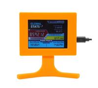 Junterone Nerdminer V2 56kh/S Pantalla LCD 2,8 Pulgadas Nerdminer Bitcoin Crypto Solo Lottery Desk Miner Criptocurrency Miner Naranja