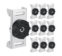 Junterone Paquete de 10 clips de aislamiento acústico clips de aislamiento acústico para equipo acústico estudio de grabación para techo de pared