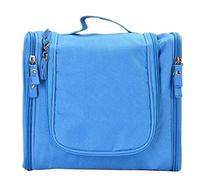Junterone - para mujer, bolsa cosmética, organizador de viaje, estuche de maquillaje (azul), azul