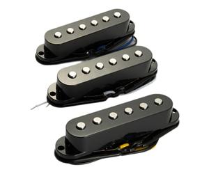 Junterone Pastillas de Bobina Simple Pastillas de Guitarra Pastillas Planas con Clip de Alambre de Plástico Accesorios para Instrumentos Musicales Negro