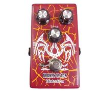 Junterone Pedal de Distorsión de Hoja para Efecto Guitarra, con Pedal de Distorsión/Volumen y Tono, Pedal de Efecto Distorsión, Pedal de Guitarra