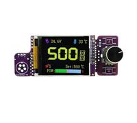 Junterone - Placa controladora T12 V2.3 estación de Soldadura Inteligente C210 Puntas de Hierro Herramientas eléctricas de 1.8 Pulgadas Pantalla TFT-LCD en Espera automática