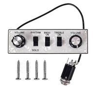 Junterone Placa de Control de Pre-Cableado, Interruptor Cargado, Arnés de Cables, Circuito Impreso de Guitarra, Accesorios para Instrumentos de Cuerdas