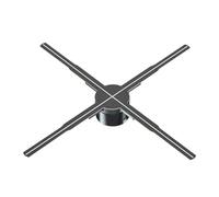 Junterone Proyector holográfico 3D WiFi 576LED, control por aplicación, ventilador de reproductor holográfico para imagen, tienda de videos, pantalla publicitaria EUPlug