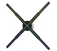 Junterone - Proyector holográfico 3D WiFi 678LED 56cm Proyector Laser reproductor holográfico de control APP para visualización publicitaria de tienda ImageVideo EUPlug