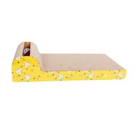 Junterone Rascador Garra Herramienta de Molienda Cartón Ondulado Rascado Juguete Sofá Almohada Cama Nail Molienda Pad en Forma de P