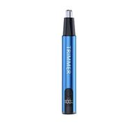 Junterone Recortador de Vello Nasal Eléctrico, Recortador Automático Lavable, Eficiente y Seguro, Diseño Compacto para Viajes Azul