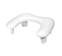 Junterone - Reposamanos para uñas con forma de manicura, reposamanos y cojín de almohada, gran reposamanos de microfibra, color