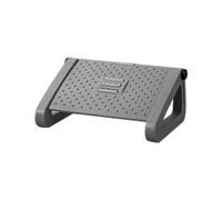 Junterone - Reposapiés de oficina, taburete de pie, rodillo de masaje extraíble portátil, reposapiés de oficina, ergonómico, color gris