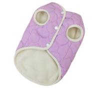 Junterone Ropa para Mascotas Otoño e Invierno Ropa para Perros Ropa para Gatos de Peluche Ropa para Mascotas Invierno Melocotón Ropa Acolchada de Algodón Púrpura