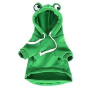 Junterone Ropa para Perros Mascota Sudadera con Capucha para Perros Chaqueta CáLida con Forma de Rana para Mascotas Moda Perros Sudadera con Capucha Abrigo CáLido XL