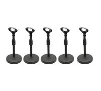 Junterone - Soporte de escritorio para micrófono, 5 piezas, soporte de micrófono, retráctil, soporte de micrófono, para transmisión en directo, soporte de escritorio