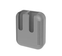 Junterone - Soporte de lápiz labial para salida de aire para coche, soporte de aromaterapia para coche, accesorios para el interior del coche, color gris