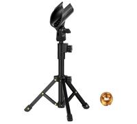 Junterone - Soporte de micrófono de mesa, soporte de micrófono de escritorio ajustable con rosca de 3/8 pulgadas para la mayoría de micrófonos