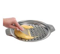 Junterone - Tapa para máquina de Spaetzle de acero inoxidable con raspador de fideos de huevo tradicional alemán, cacerola, colador de espaguetis