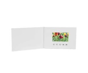 Junterone Tarjeta de libro de vídeo 4,3 pulgadas 4 GB LCD Invitación Regalo Música Tarjeta de felicitación Descargar Videos Invitación de Boda Digital