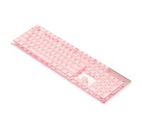 Junterone teclado mecánico con cable LED teclado silencioso teclado impermeable antideslizante 104 teclas teclados C