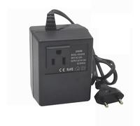 Junterone Transformador de Potencia Regulador de Voltaje Convertidor de Voltaje de 220 V A 110 V Transformador Reductor Inversor 200 W Enchufe UE